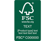 Auszeichnungslabel FSC (Forest Stewartship Council)